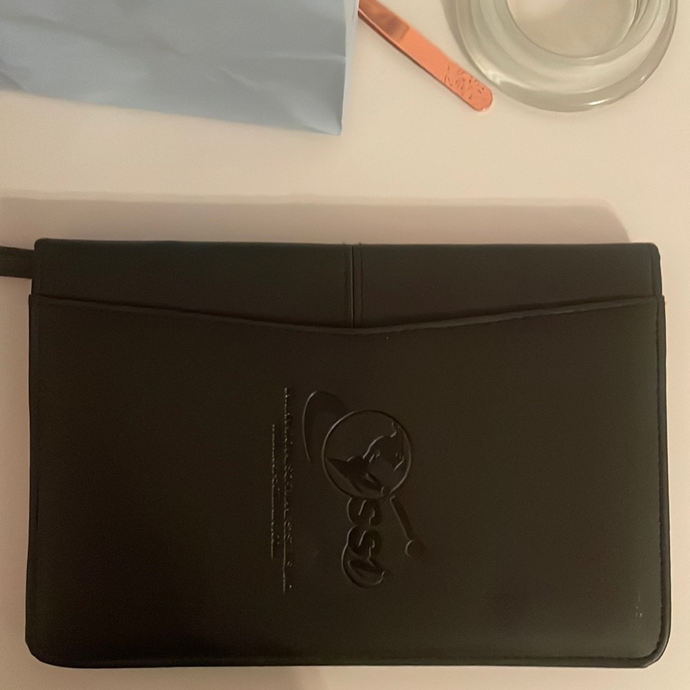 Black Leather Pocketbook